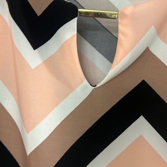 Pink and black midi dress - Picture 2 of 5